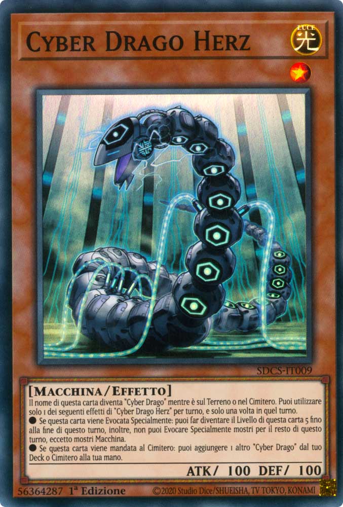 SDCS-IT009 Cyber Drago Herz super rara 1a Edizione (IT) -NEAR MINT-