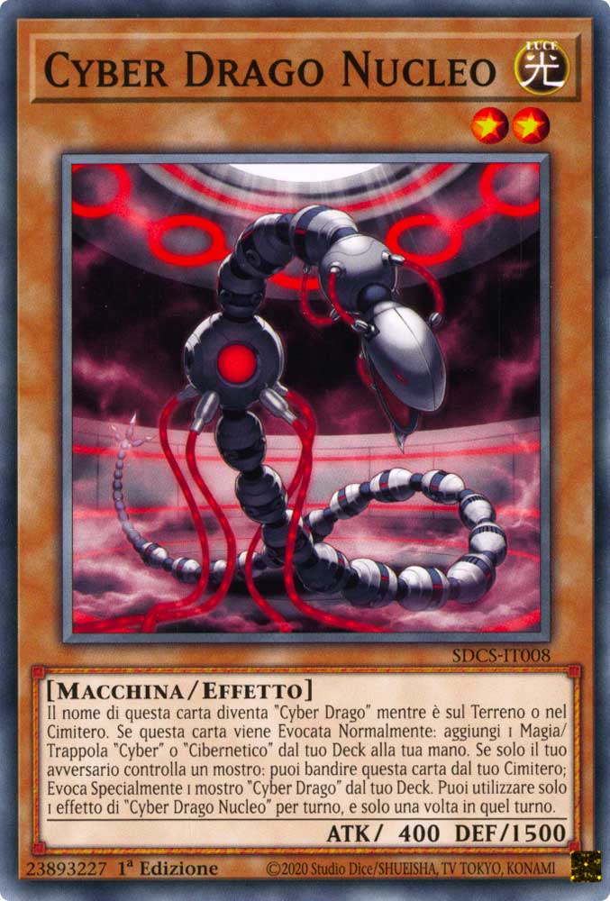 SDCS-IT008 Cyber Drago Nucleo comune 1a Edizione (IT) -NEAR MINT-