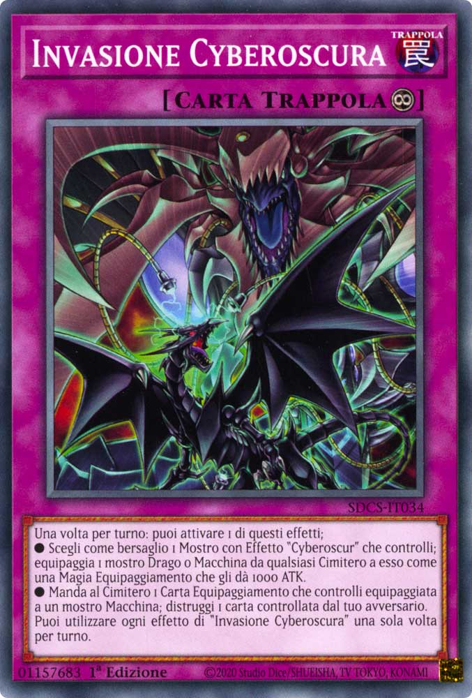 SDCS-IT034 Invasione Cyberoscura comune 1a Edizione (IT) -NEAR MINT-