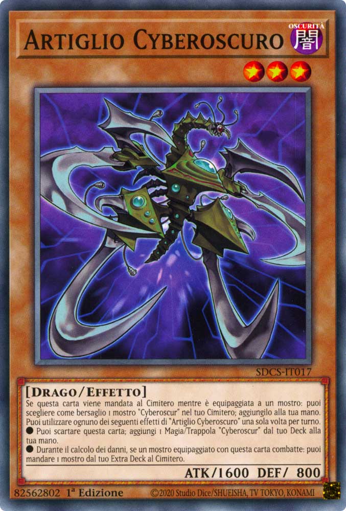 SDCS-IT017 Artiglio Cyberoscuro comune 1a Edizione (IT) -NEAR MINT-
