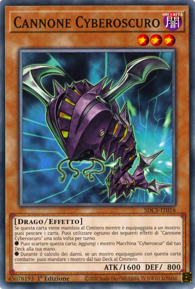 SDCS-IT016 Cannone Cyberoscuro comune 1a Edizione (IT) -NEAR MINT-
