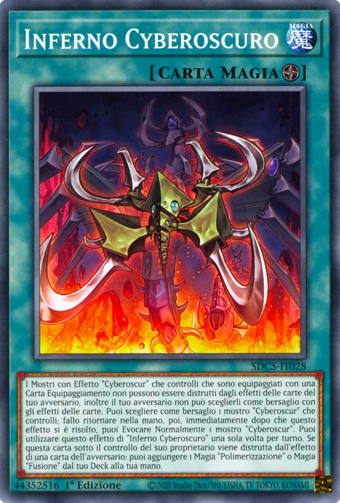 SDCS-IT028 Inferno Cyberoscuro comune 1a Edizione (IT) -NEAR MINT-