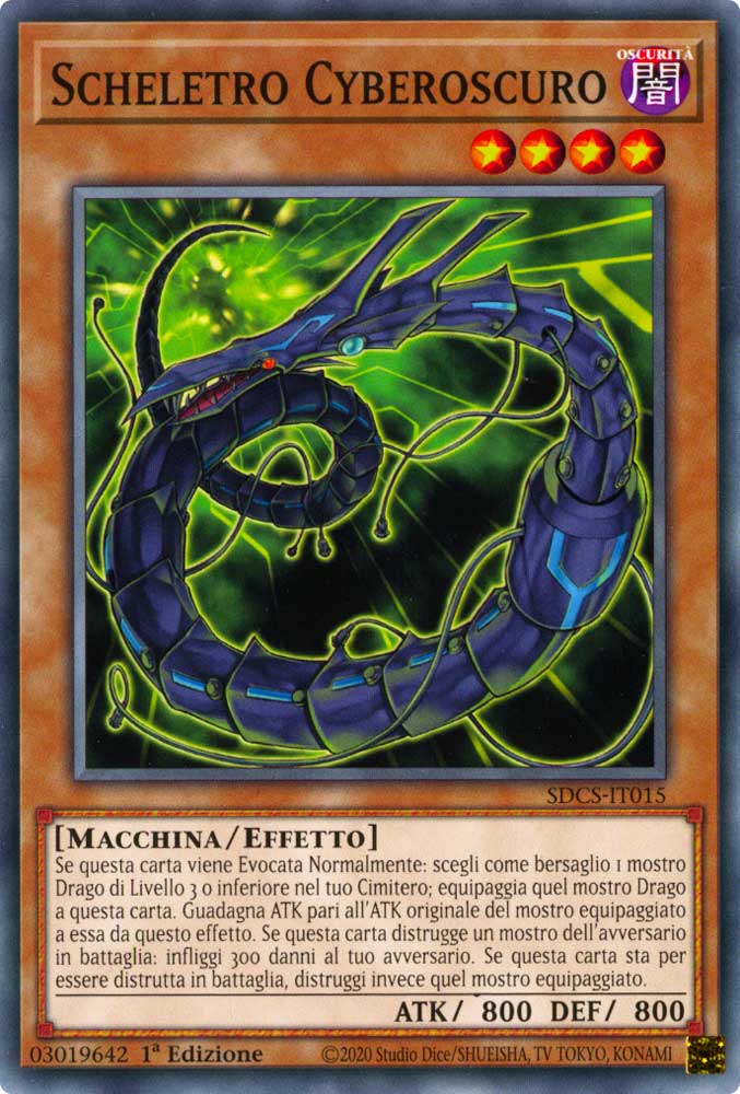 SDCS-IT015 Scheletro Cyberoscuro comune 1a Edizione (IT) -NEAR MINT-