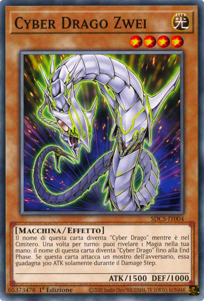 SDCS-IT004 Cyber Drago Zwei comune 1a Edizione (IT) -NEAR MINT-