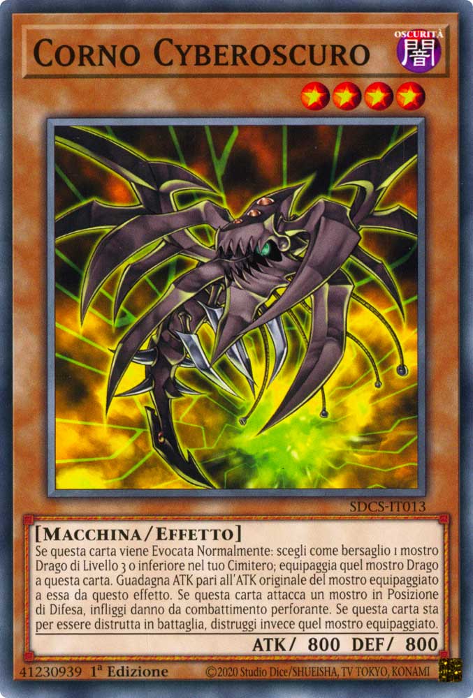 SDCS-IT013 Corno Cyberoscuro comune 1a Edizione (IT) -NEAR MINT-