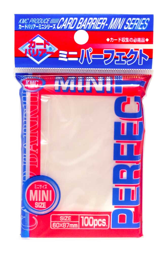 proteggi carte mini pacchetto da 100 bustine Perfect Size Clear 60x87mm