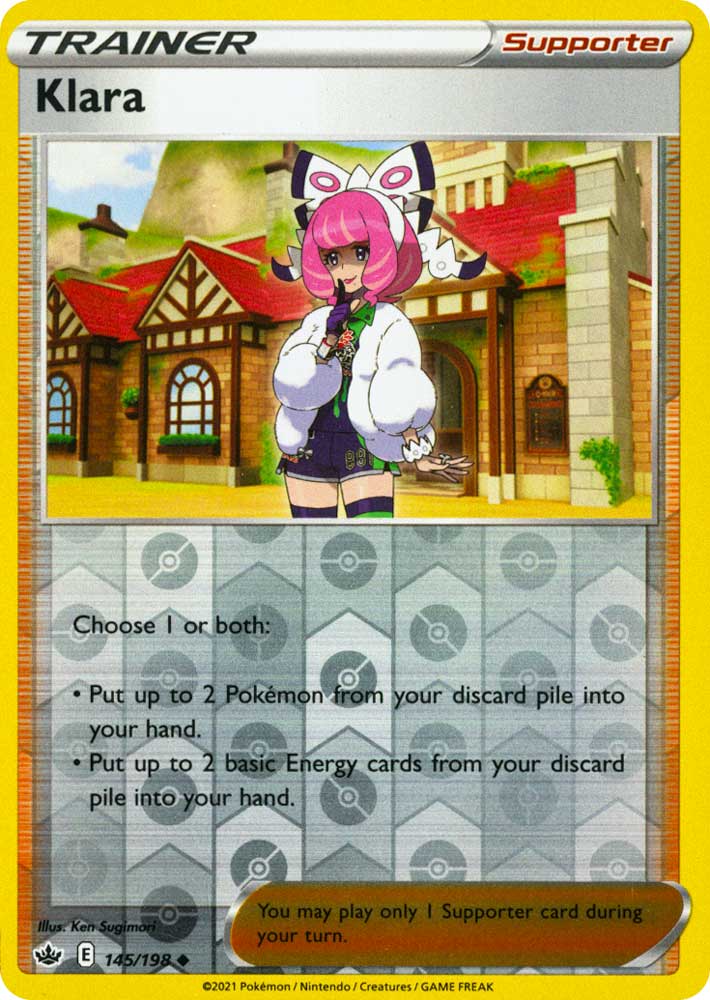 145 / 198 Klara Non Comune Reverse foil (EN) -NEAR MINT-