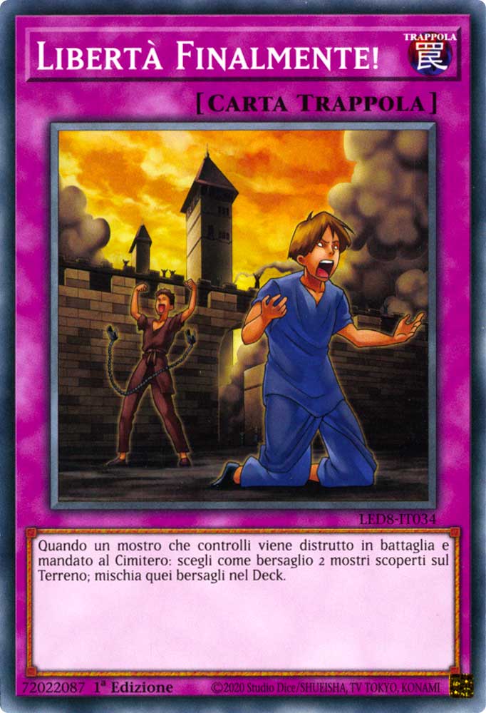 LED8-IT034 Liberta' Finalmente! comune 1a Edizione (IT) -NEAR MINT-