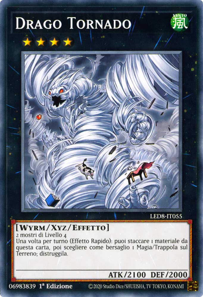 LED8-IT055 Drago Tornado comune 1a Edizione (IT) -NEAR MINT-