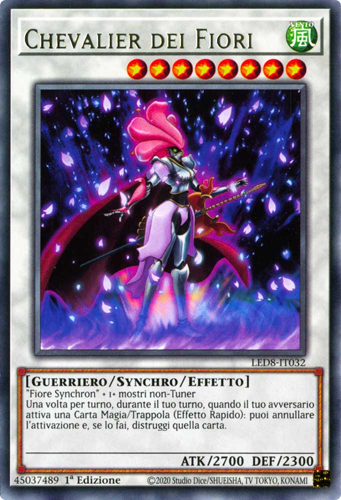 LED8-IT032 Chevalier dei Fiori rara 1a Edizione (IT) -NEAR MINT-