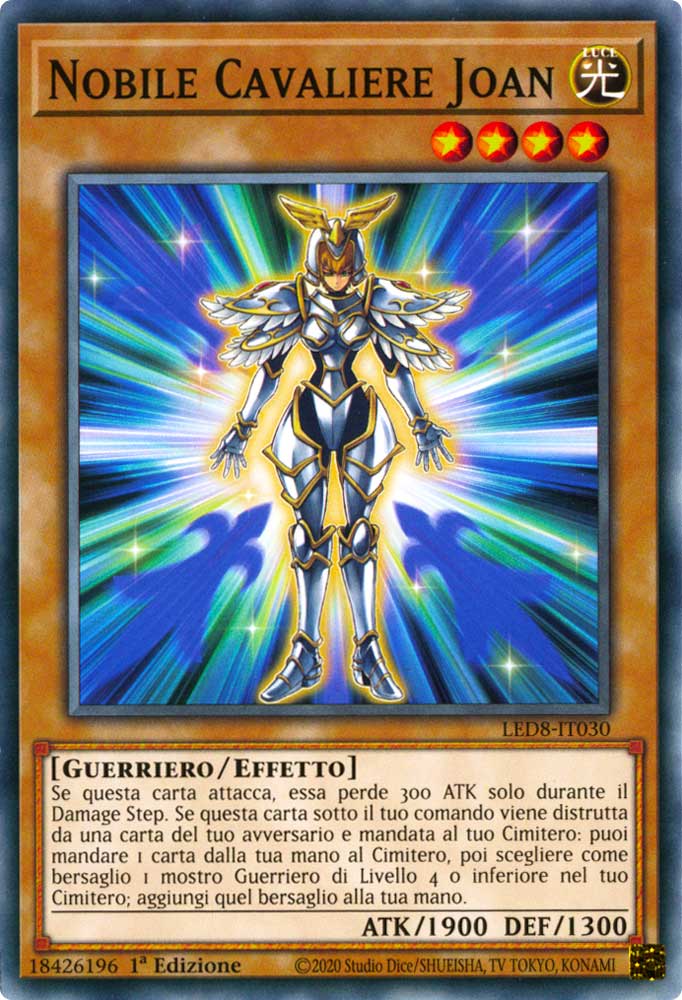LED8-IT030 Nobile Cavaliere Joan comune 1a Edizione (IT) -NEAR MINT-