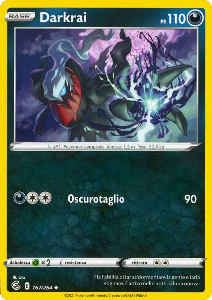 167 / 264 Darkrai Non Comune normale (IT) -NEAR MINT-