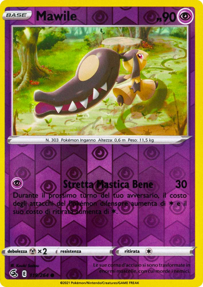 119 / 264 Mawile Comune Reverse foil (IT) -NEAR MINT-