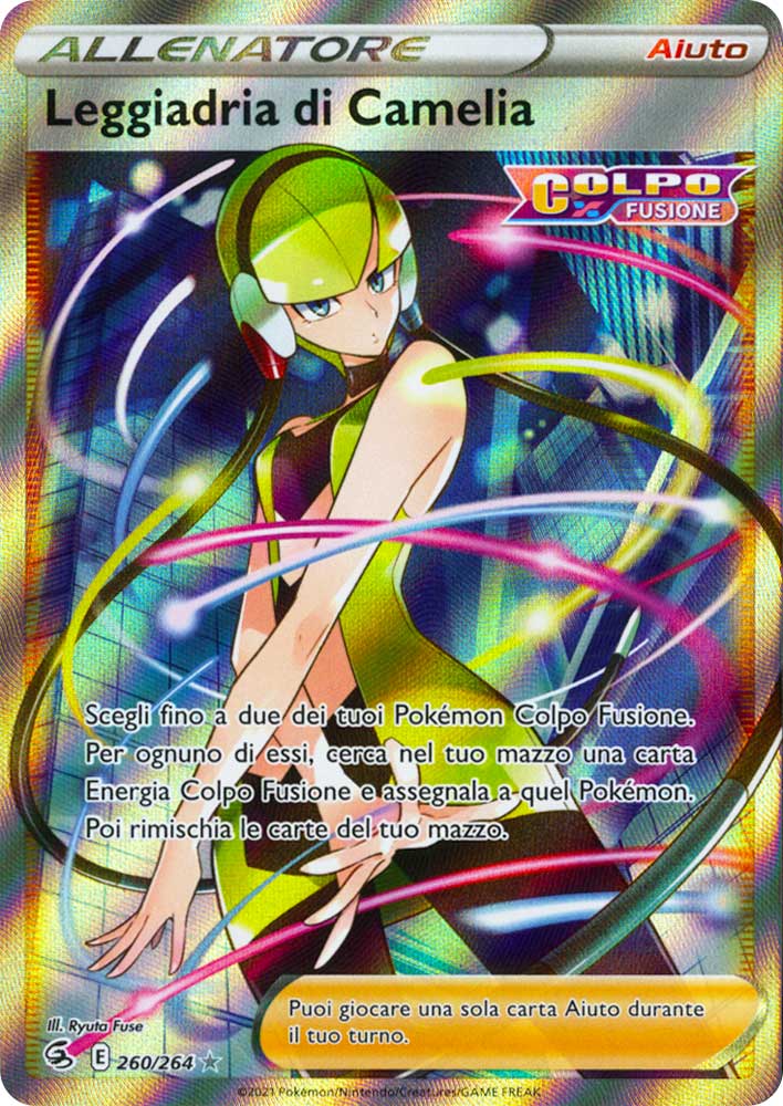 260 / 264 Leggiadria di Camelia Ultra Rara Full Art foil (IT) -NEAR MINT-