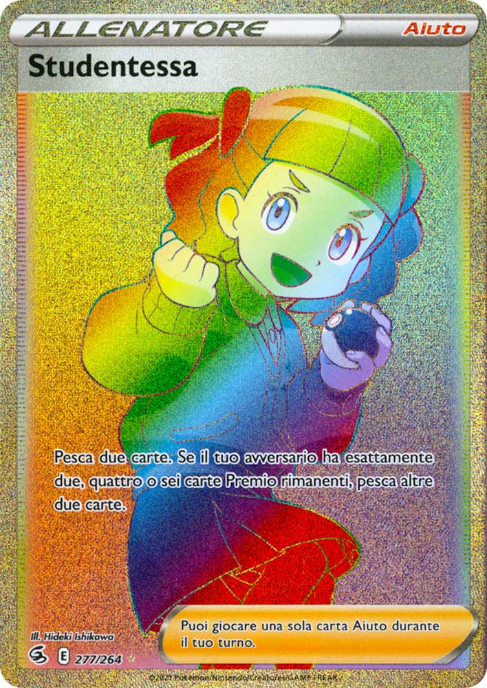 277 / 264 Studentessa Rara Segreta Rainbow foil (IT) -NEAR MINT-