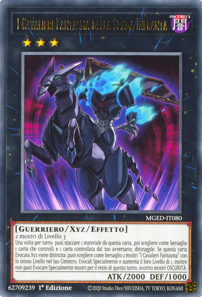 MGED-IT080 I Cavalieri Fantasma della Spada Infranta rara 1a Edizione (IT) -NEAR MINT-