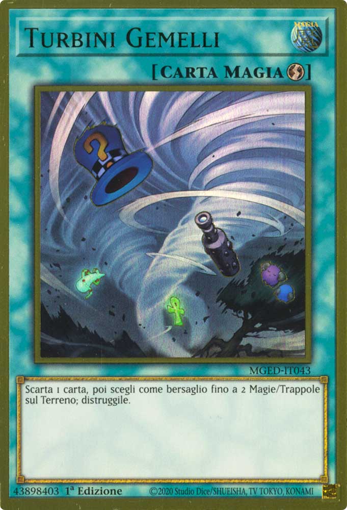 MGED-IT043 Turbini Gemelli premium rara oro 1a Edizione (IT) -NEAR MINT-