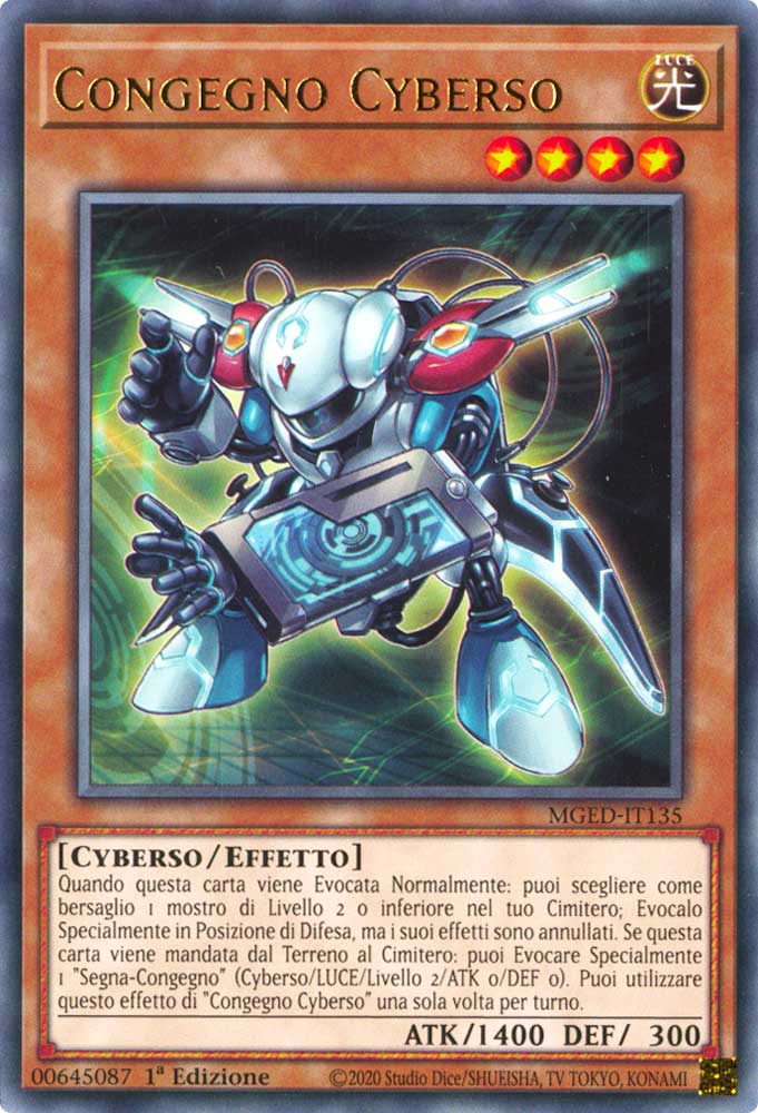 MGED-IT135 Congegno Cyberso rara 1a Edizione (IT) -NEAR MINT-