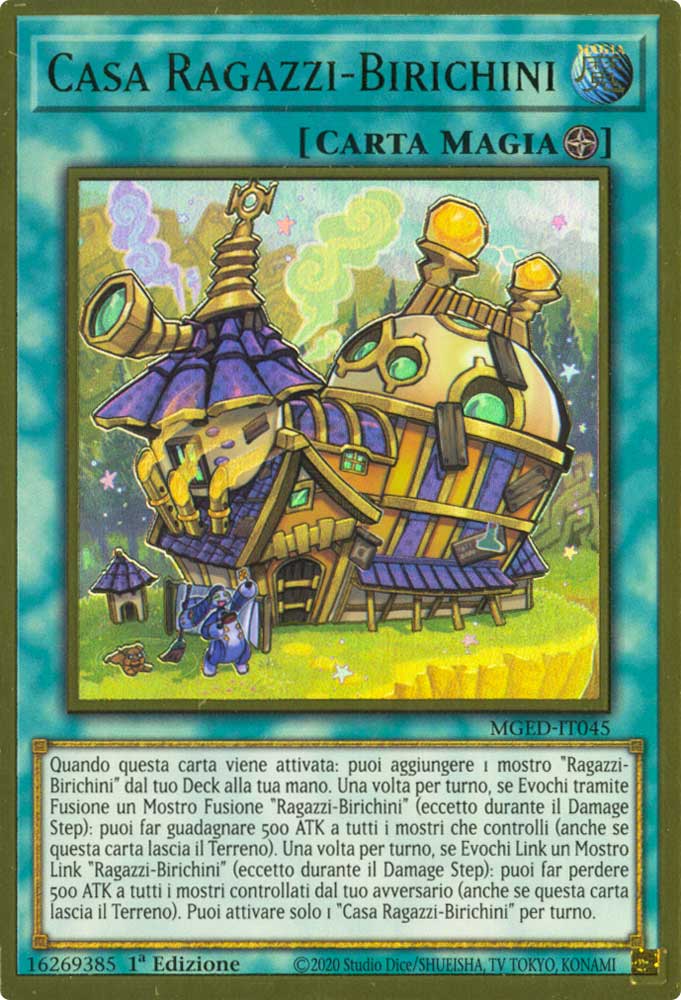MGED-IT045 Casa Ragazzi-Birichini premium rara oro 1a Edizione (IT) -NEAR MINT-