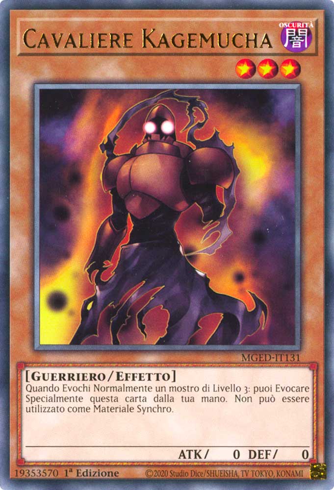 MGED-IT131 Cavaliere Kagemucha rara 1a Edizione (IT) -NEAR MINT-