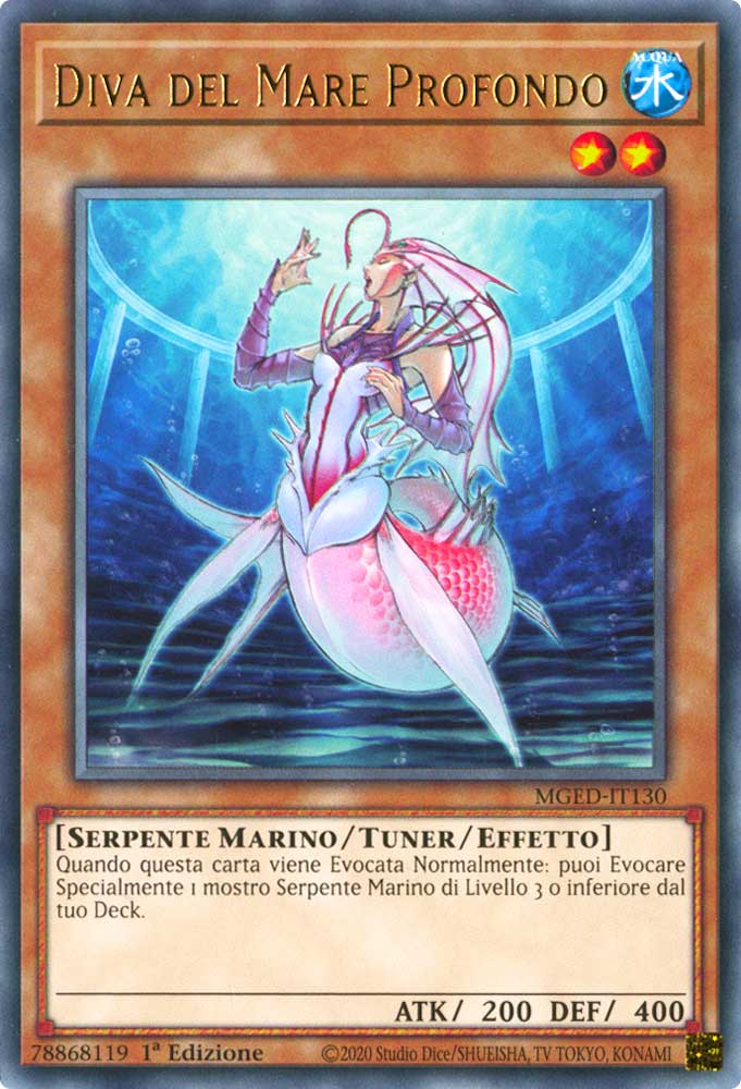 MGED-IT130 Diva del Mare Profondo rara 1a Edizione (IT) -NEAR MINT-