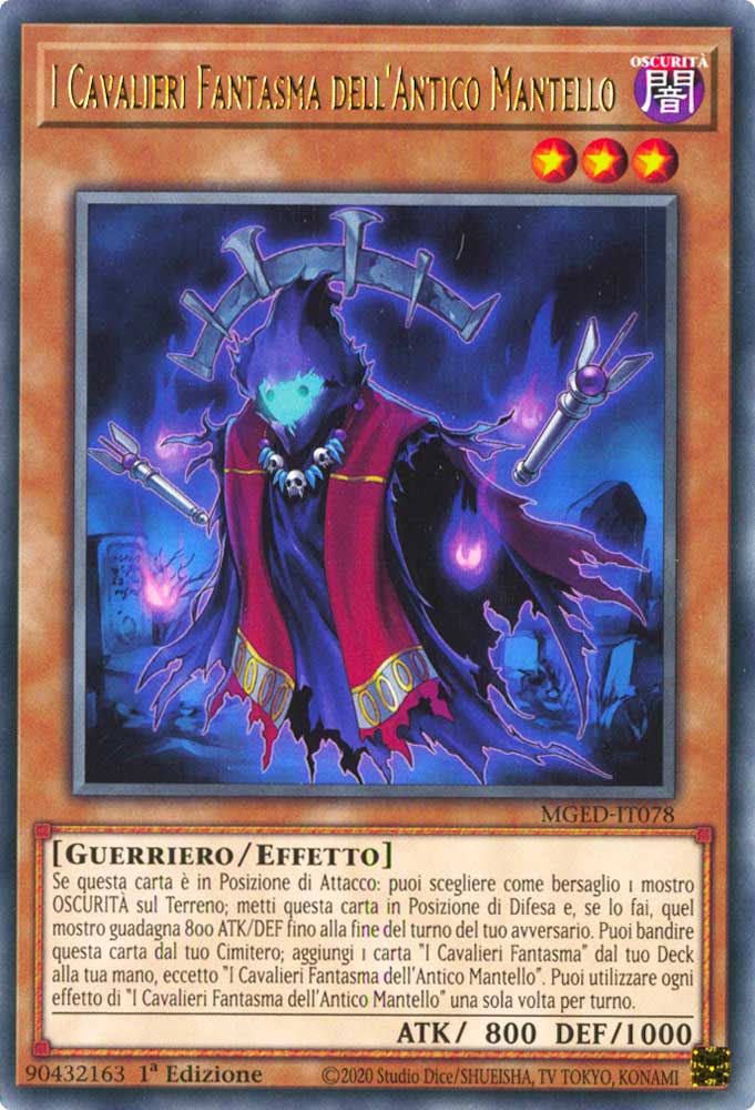 MGED-IT078 I Cavalieri Fantasma dell'Antico Mantello rara 1a Edizione (IT) -NEAR MINT-