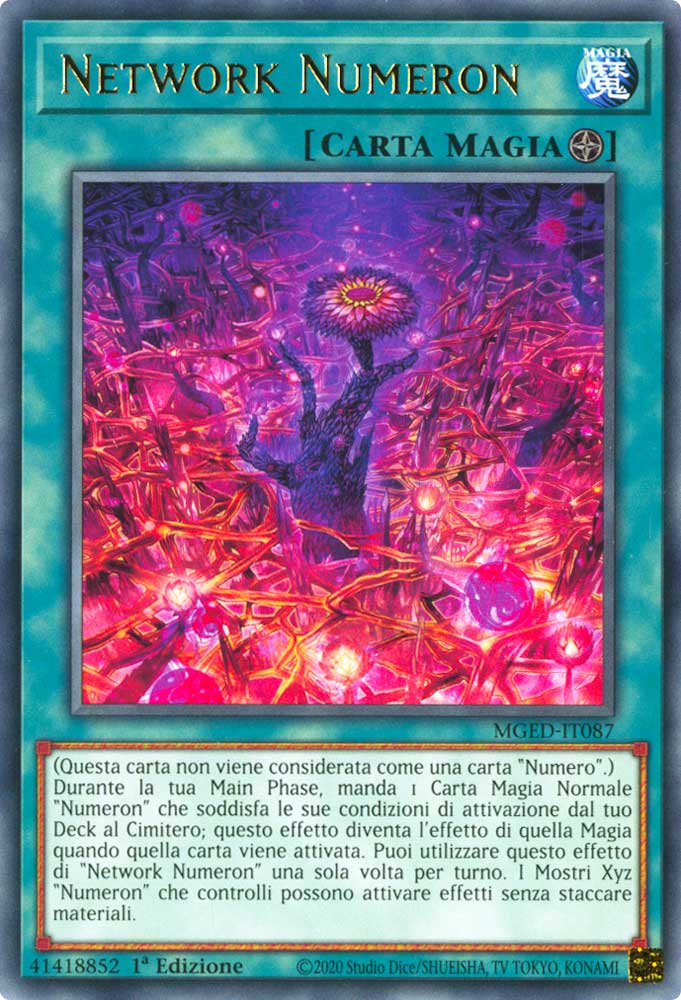 MGED-IT087 Network Numeron rara 1a Edizione (IT) -NEAR MINT-