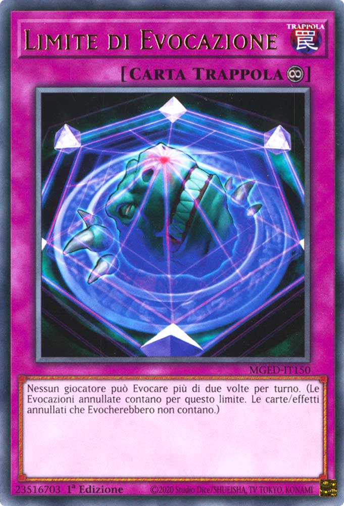 MGED-IT150 Limite di Evocazione rara 1a Edizione (IT) -NEAR MINT-