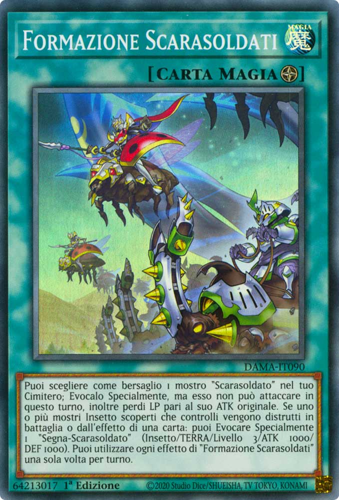 DAMA-IT090 Formazione Scarasoldati super rara 1a Edizione (IT) -NEAR MINT-