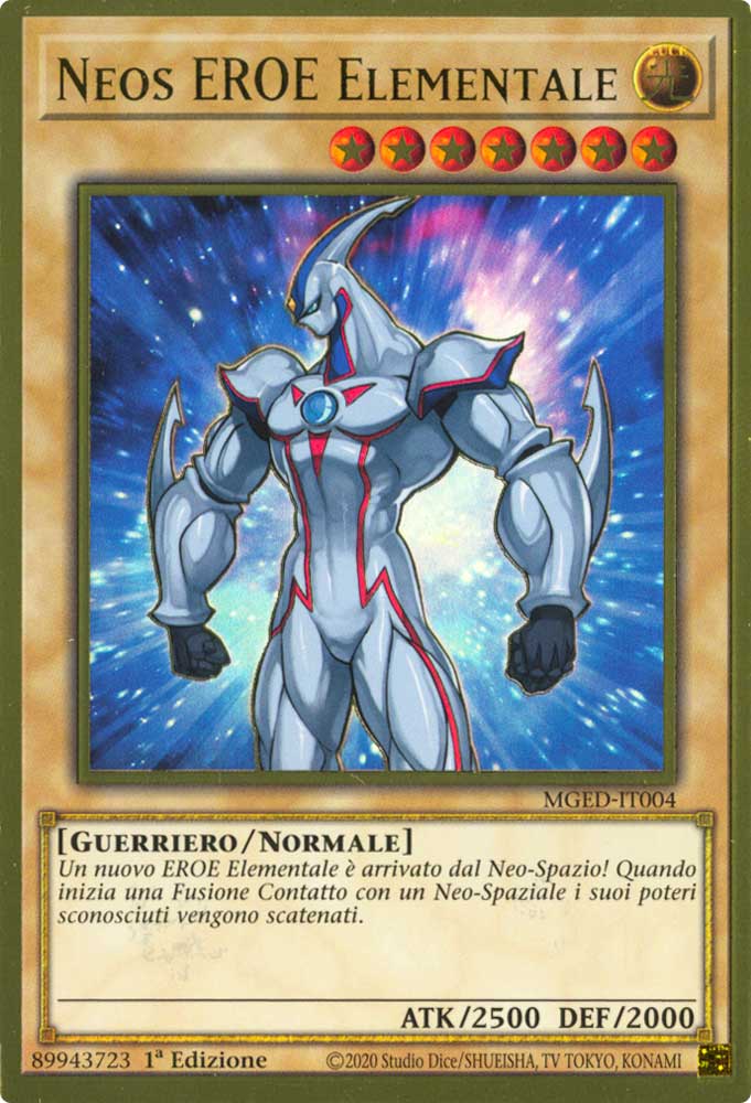 MGED-IT004 Neos EROE Elementale premium rara oro 1a Edizione (IT) -NEAR MINT-