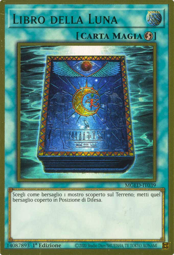 MGED-IT039 Libro della Luna premium rara oro 1a Edizione (IT) -GOOD-