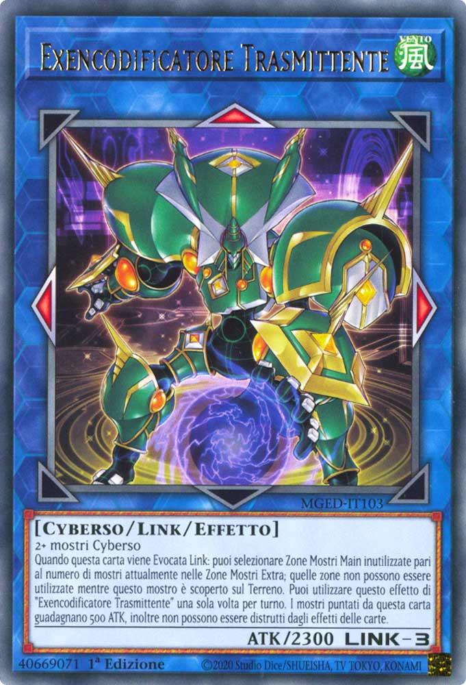 MGED-IT103 Exencodificatore Trasmittente rara 1a Edizione (IT) -NEAR MINT-