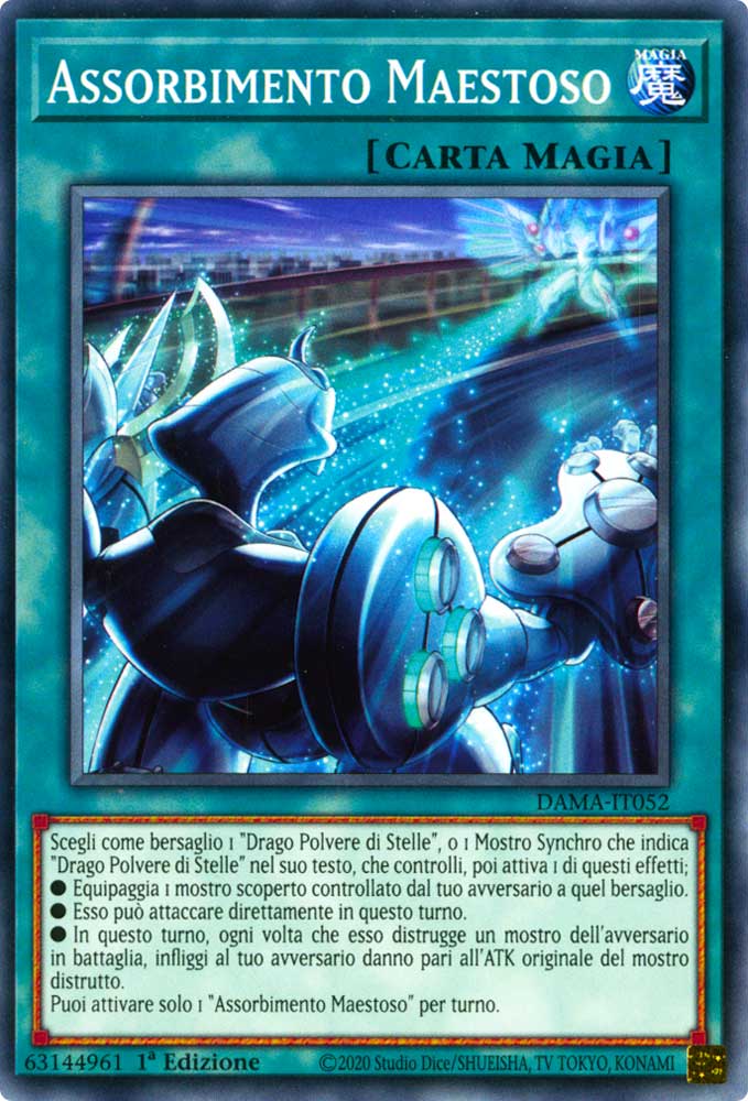 DAMA-IT052 Assorbimento Maestoso comune 1a Edizione (IT) -NEAR MINT-