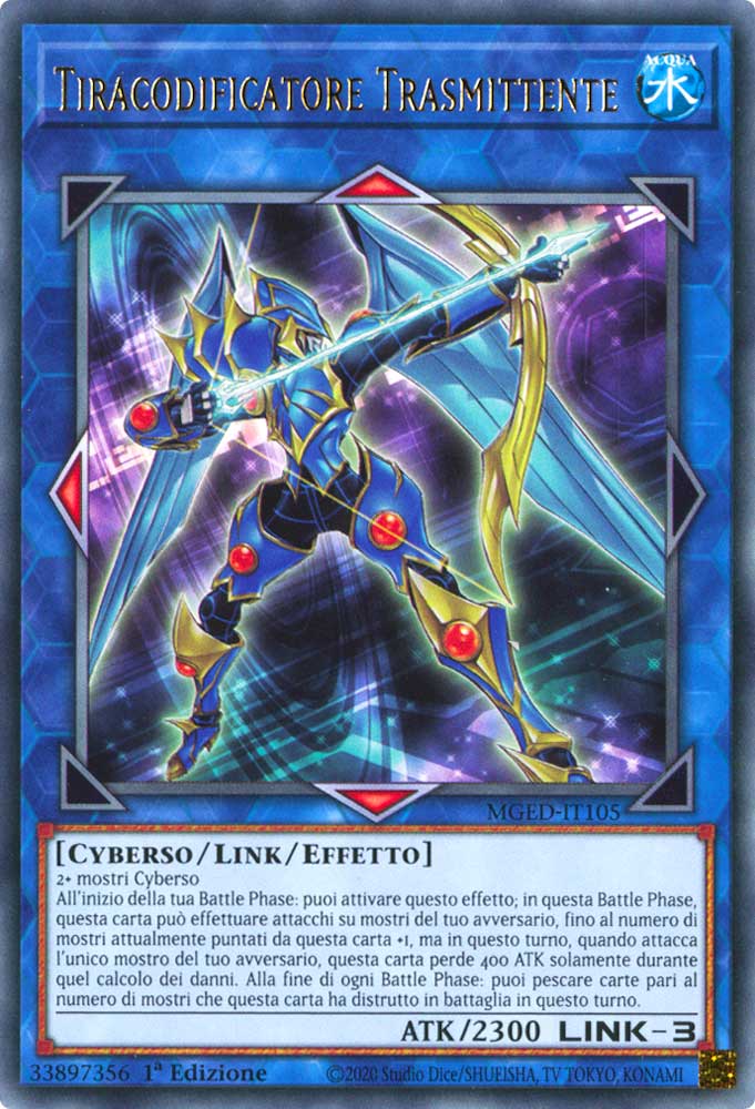 MGED-IT105 Tiracodificatore Trasmittente rara 1a Edizione (IT) -NEAR MINT-