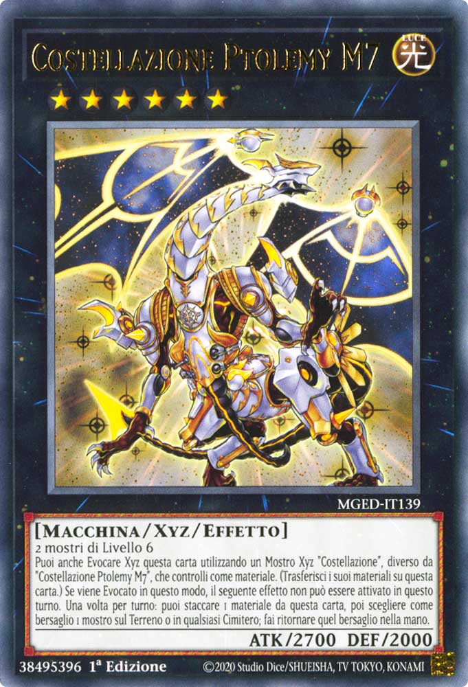 MGED-IT139 Costellazione Ptolemy M7 rara 1a Edizione (IT) -NEAR MINT-