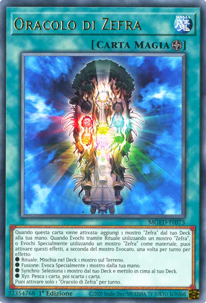 MGED-IT073 Oracolo di Zefra rara 1a Edizione (IT) -NEAR MINT-