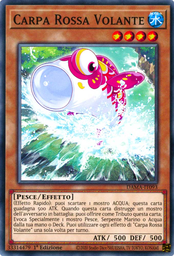 DAMA-IT093 Carpa Rossa Volante comune 1a Edizione (IT) -NEAR MINT-