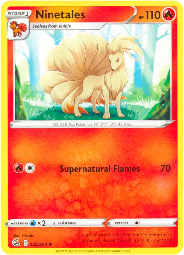 030 / 264 Ninetales Non Comune normale (EN) -NEAR MINT-