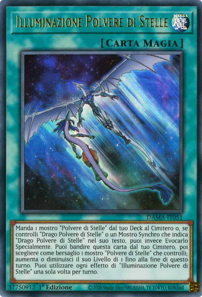 DAMA-IT051 Illuminazione Polvere di Stelle ultra rara 1a Edizione (IT) -NEAR MINT-