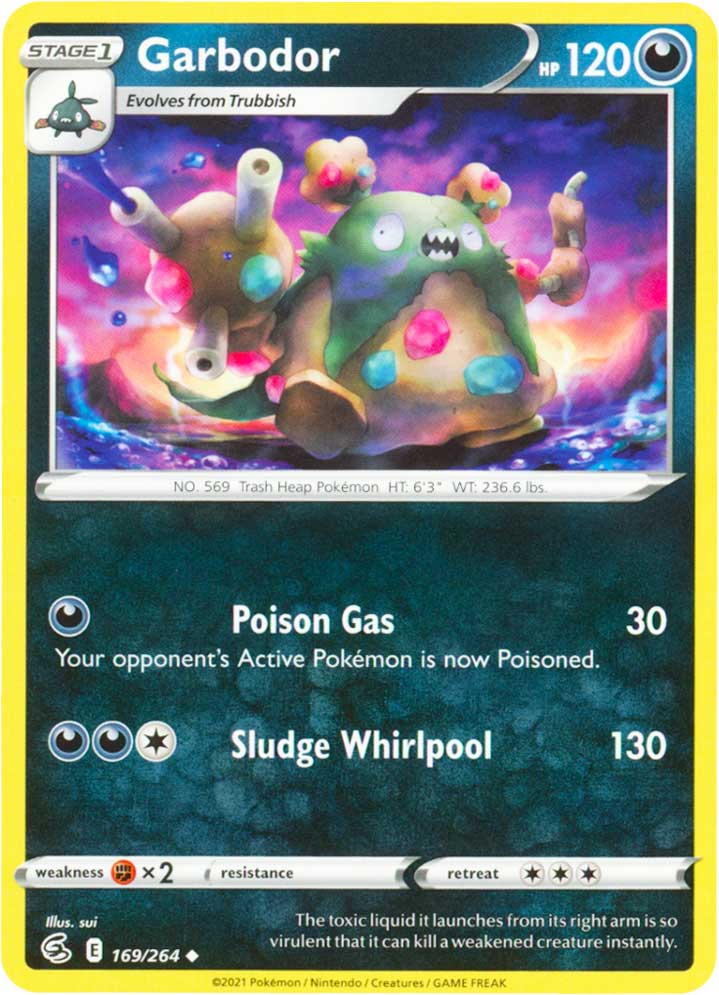 169 / 264 Garbodor Non Comune normale (EN) -NEAR MINT-