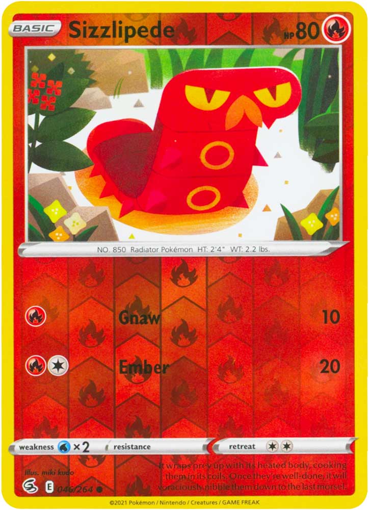 046 / 264 Sizzlipede Comune Reverse foil (EN) -NEAR MINT-
