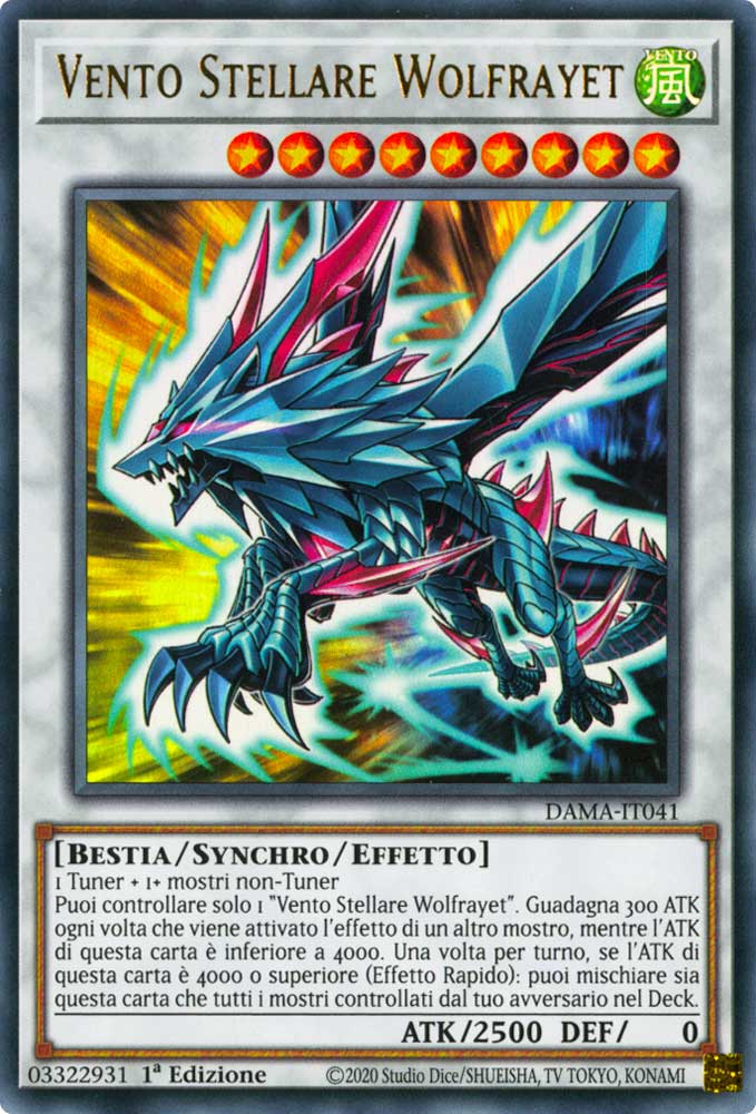 DAMA-IT041 Vento Stellare Wolfrayet ultra rara 1a Edizione (IT) -NEAR MINT-