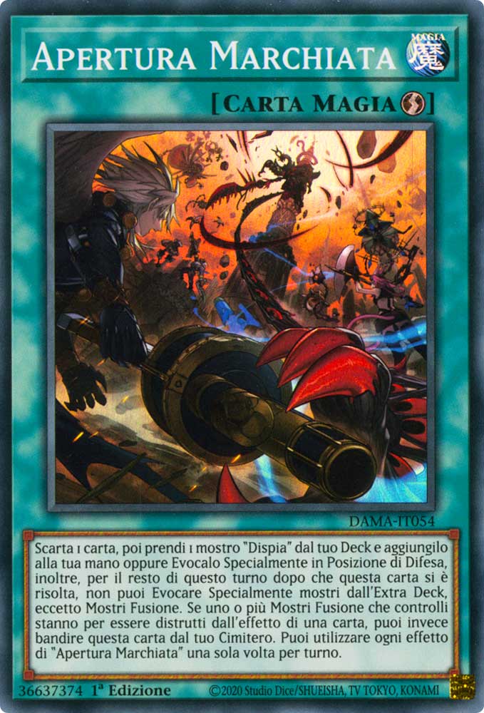 DAMA-IT054 Apertura Marchiata super rara 1a Edizione (IT) -NEAR MINT-