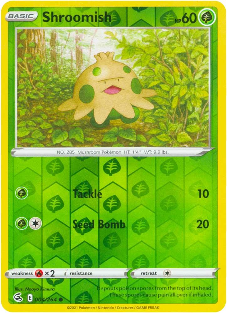 004 / 264 Shroomish Comune Reverse foil (EN) -NEAR MINT-
