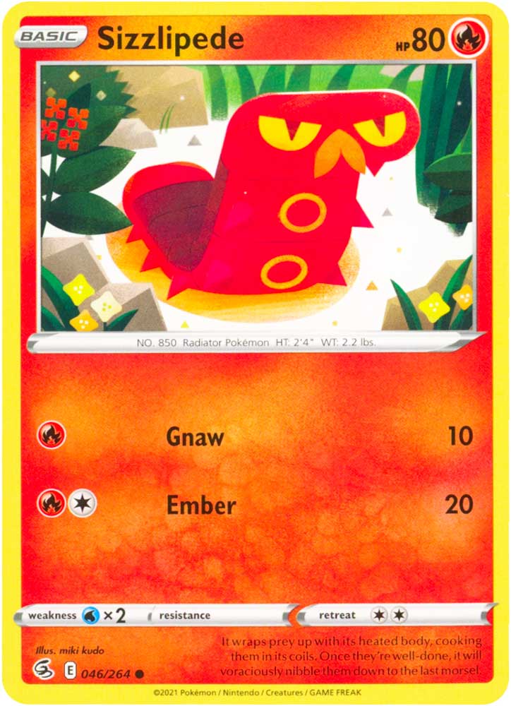 046 / 264 Sizzlipede Comune normale (EN) -NEAR MINT-