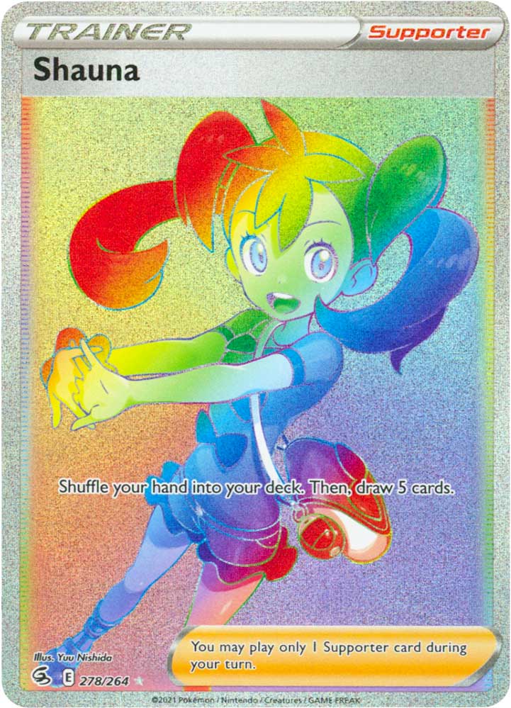 278 / 264 Shauna Rara Segreta Rainbow foil (EN) -NEAR MINT-