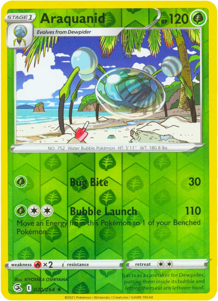 020 / 264 Araquanid Rara Reverse foil (EN) -NEAR MINT-