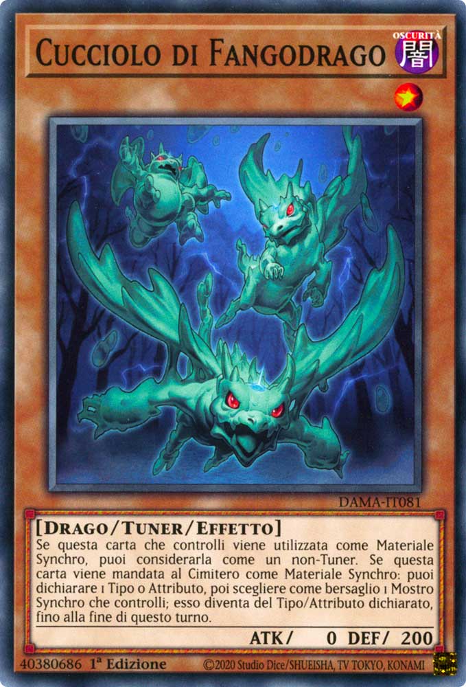 DAMA-IT081 Cucciolo di Fangodrago comune 1a Edizione (IT) -NEAR MINT-