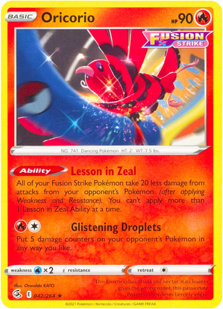 042 / 264 Oricorio Rara normale (EN) -NEAR MINT-