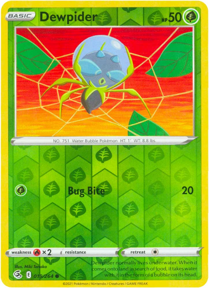 019 / 264 Dewpider Comune Reverse foil (EN) -NEAR MINT-